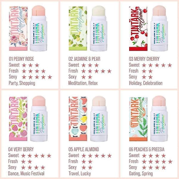 Solid parfymestift, duftparfymestang for kvinner, naturlige og trygge ingredienser, langvarig frisk, peonparfyme – ls