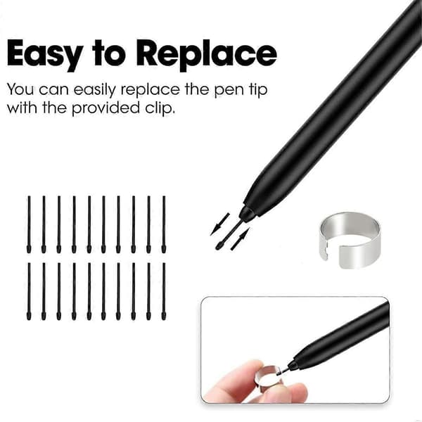 20 stk. penneudskiftningsspidser til Remarkable 2-pen, erstatningsspidser til Remarkable 2 Stylus Marker Pl