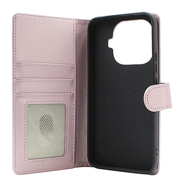 Skimblocker Xiaomi 15T Pro Plånboksfodra Glitter Pink
