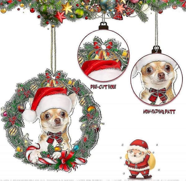 Cavalier King Charles Spaniel-gaver - King Charles Cavalier-pynt til juletre, Cavalier King Charles jul