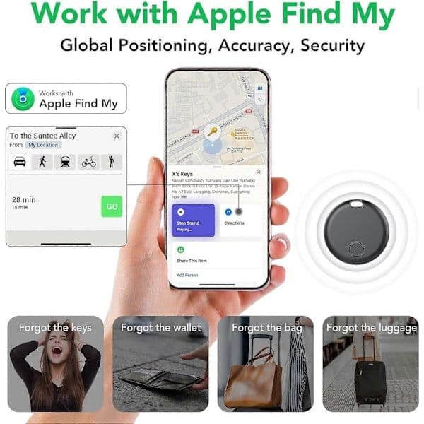2025 Helt ny Tracker Air Tag 4-pak: Smart Bluetooth-tracker