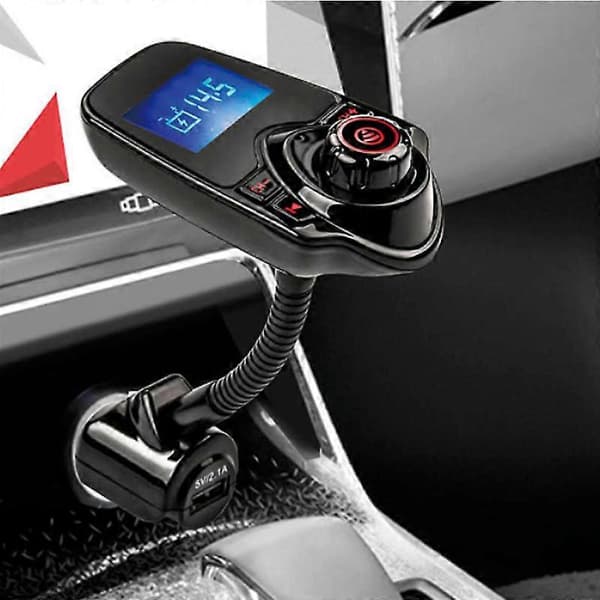 bil bluetooth FM, biltilbehør trådløs bilstereo-adapter med USB-port, bil bluetooth-afspiller