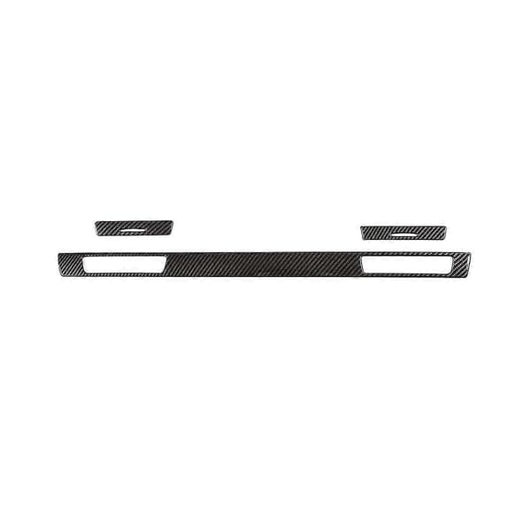Dekorstriper til dashbord koppholder for 3-serie E90 2005-2012 biltilbehør, ABS karbonfiber – LS