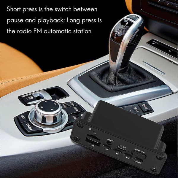Håndfri Mp3-afspiller Dekoderkort 2 X 3w Forstærker Dc 5v Mp3 Wma Trådløs Bluetooth 5.0 Dekoder B—ls