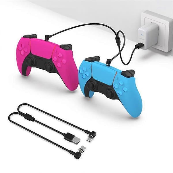 PS VR2 magneettinen latauskaapeli 2 in 1 Type C -latauskaapeli PS VR2 -tabletille ja puhelimelle [ls] Musta