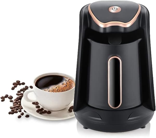 600W Elektrisk Tyrkisk-Arabisk-Gresk Kaffetrakter, Automatisk Mokkabrygger med EU-plugg—ls