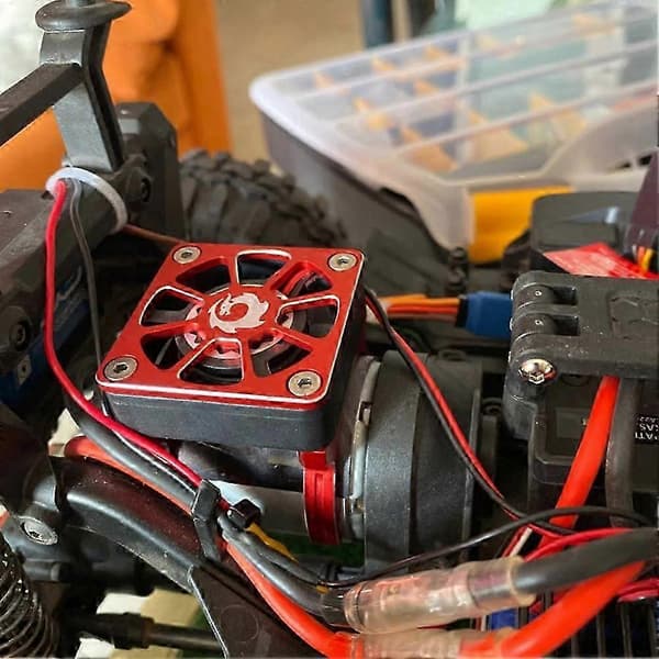 Kylfläktskydd i aluminiumlegering 30x30 mm kompatibelt med RC Motor ESC elektrisk regleringsfläktskydd