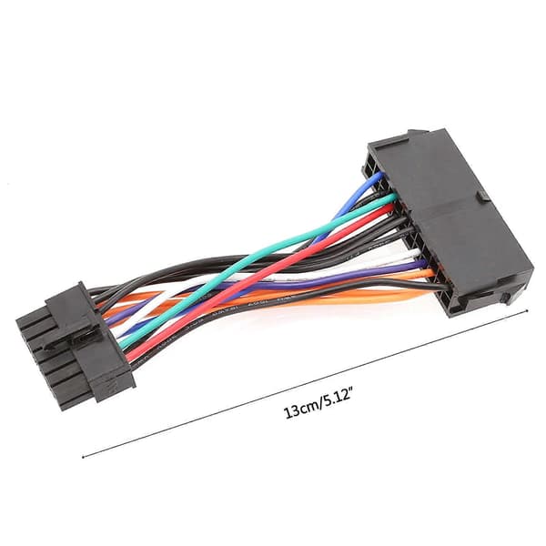 24 ben til 14 ben strømkabel (3.94In 18AWG) ATX PSU hovedstrømadapterkabel til IBM Q77 B75 Notebook Mainbo[ls] Multicolor