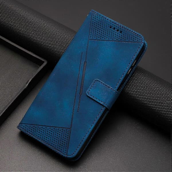 Fodral för Honor Magic 7 Lite Skyddande Flip PU Läder Telefonfodral Kompatibel med Honor Magic 7 Lite Blue