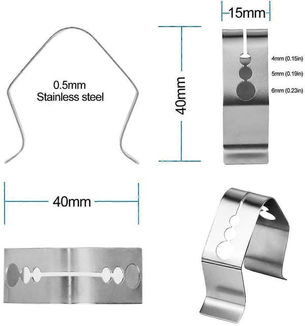 4-pakning Universal Probeholder for Thermopro Habor Inkbird BBQ Grill Røyk Termometer—ls