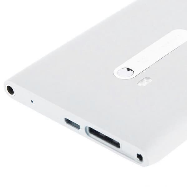 Batteridæksel af høj kvalitet med sideknap flexkabel til Nokia Lumia 900 White