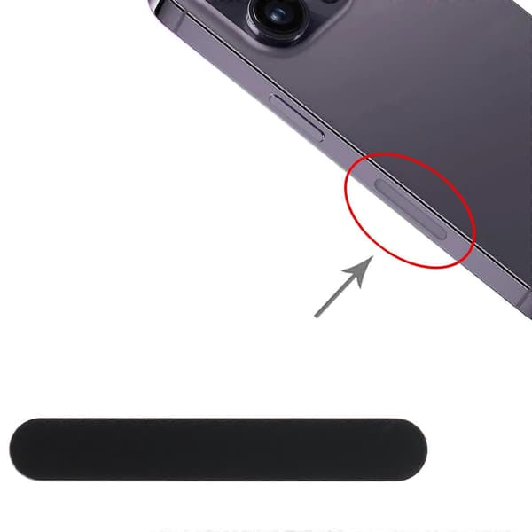 iPhone 14 Pro / 14 Pro Max US Edition 5G -signaaliantennin lasilevy Black