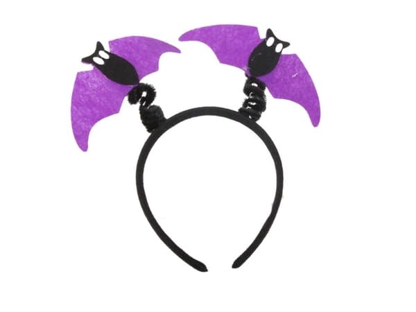Halloween-asu hame ja lepakko-panta musta ja violetti 72