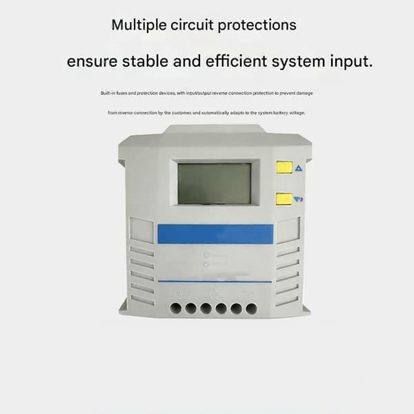 20A MPPT Solar Charge Controller Med Baggrundsbelyst Display Auto Solpanel Opladningsregulator Sikrer Effektiv Opladning Rød—ls Red