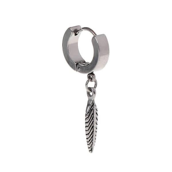 Koreanske fjærdråpeøreringer Dingleøreringer for bursdagsgaver julegaver – ls Silver gray