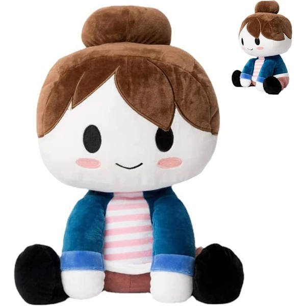 Blox Buddy plysjleker, Blox Buddy plysjleker, Blox Buddy plysj Rookie, Roblox Bacon Girl, Cool Boy Hat Doll, Julegave plysjdukke-B