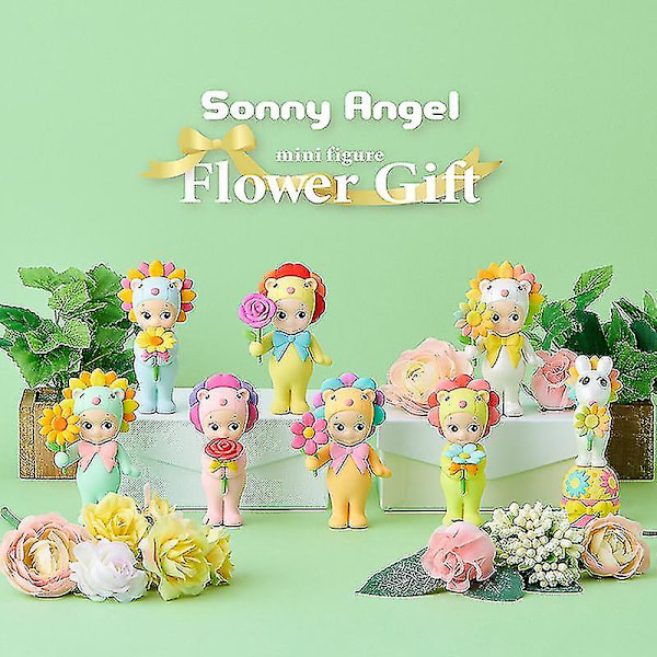 2024 Sonny Angel Blomma Gåva Blind Box Serie Docka Dekoration Flicka Hand Gåva Blind Box Med Regnbågsprästkragar Och Lejonblommor - MXBC