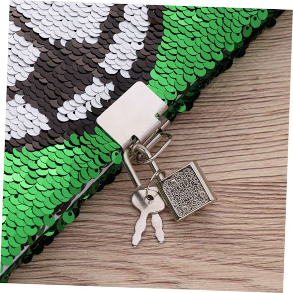 MAGICLULU Sports Gaver til Drenge Fodbold Sequin Journal Notebook med Lås Børn Daglig Sequin Børns Fodboldsæt Piger Dagbog med Lås og Nøgle Sequin For