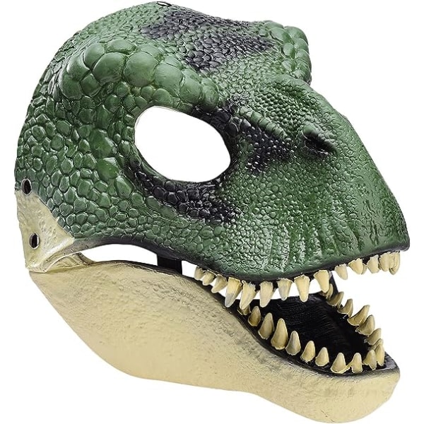 Dinosaur Mask Moving Jaw, Halloween Mask Latex Tyrannosaurus Rex Mask, Dinosaur Head Cosplay Mask Party Masquerade