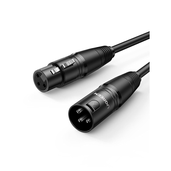 Kabel han hun mikrofonkabel kompatibelt med mikrofonhøjttaler mixer Camerer forstærker osv. (2M)