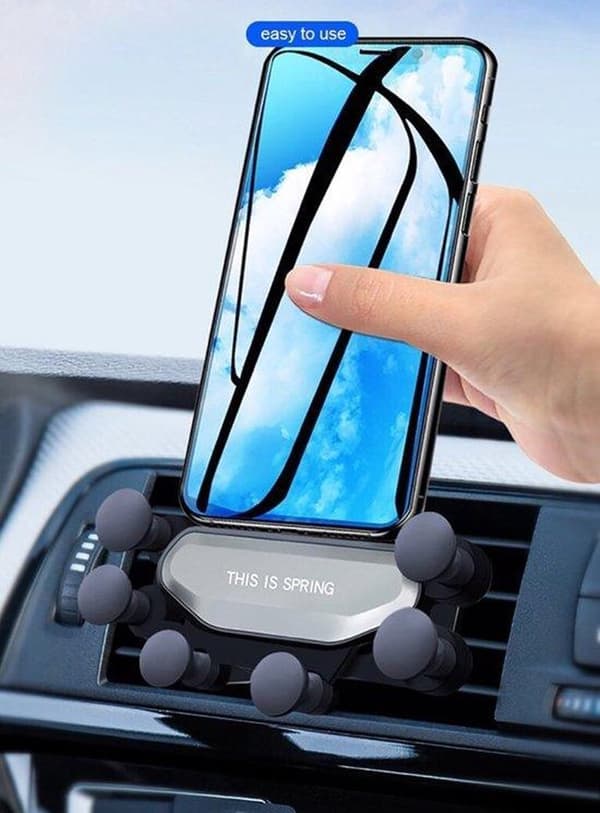 Bilens luftventil telefonholder universal 4 til 6,8 tommer til iPhone Samsung Sony