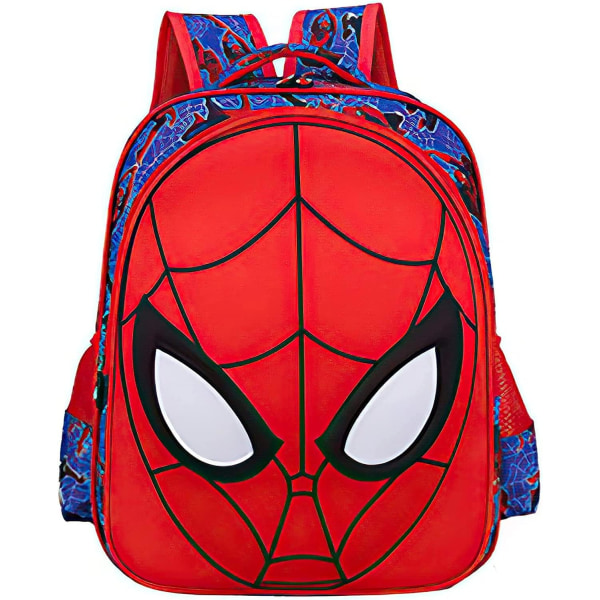 Skolryggsäck för barn för barn, pojkar, flickor, vattentät röd ryggsäck för 4-6-8-10-12 år