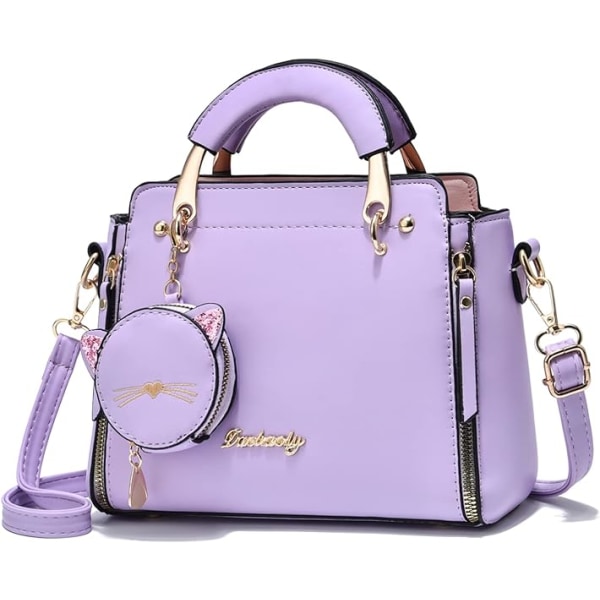 Moderne Punge og Håndtasker til Kvinder Damer Læder Top Håndtag Satchel Skuldertasker Små Totes