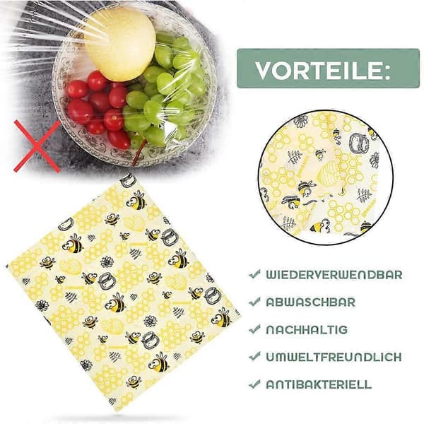 Beeswax Wrap Roll (100x33cm) Reusable Beeswax and Beeswax Wrap