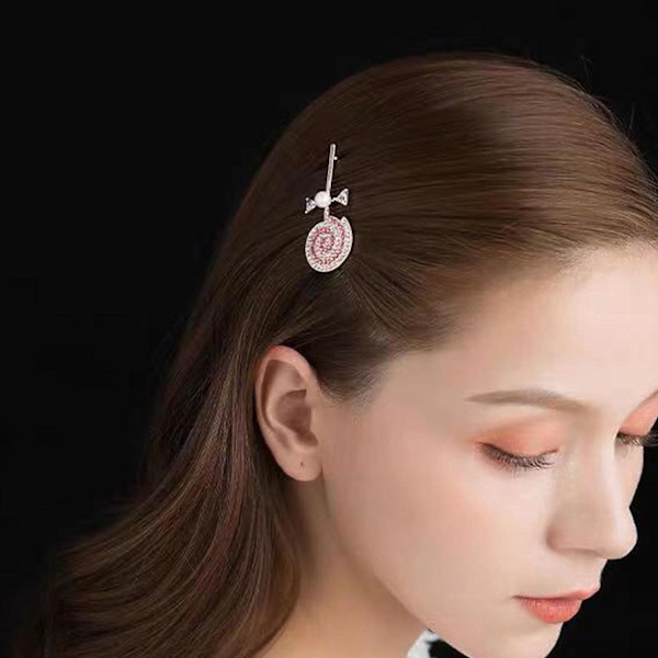 Rhinestone-helmihiuspidike, kaunis kristallitikkarihiuspidikkeet, pienet alligaattorikylkipidikkeet, paksut ohuet hiukset, liukumattomat hiusneulat, lisävarusteet