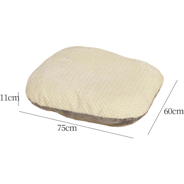 Kennel Pad, Vaskbar Hunde Seng Måtte, Blød Åndbar Varm Pad, Komfortabel Kæledyrsseng, Kasse Seng til, L