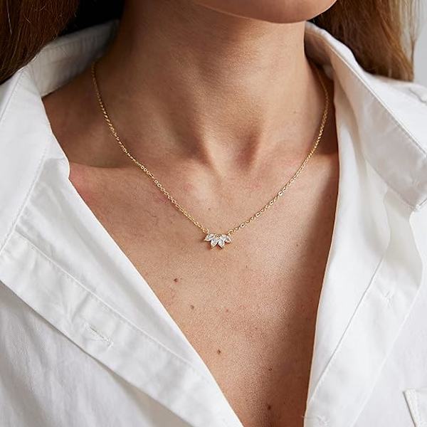 Timanttikaulanauhat naisille Kaulakoru Kaulakoru Yksinkertainen timantti Choker-kaulakorut naisille Trendikkäät korut Lahjat tytöille