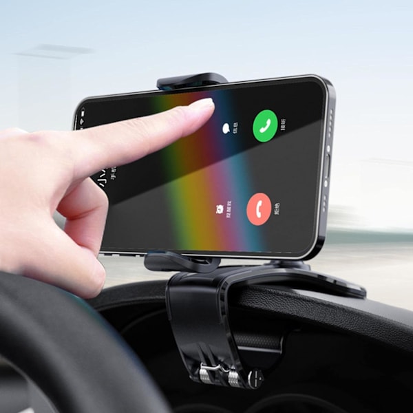 Biltelefon | Biltelefon til dashbord med luftventilklips - Enkel å bruke - Universell holder for biler, kjøretøy, biler