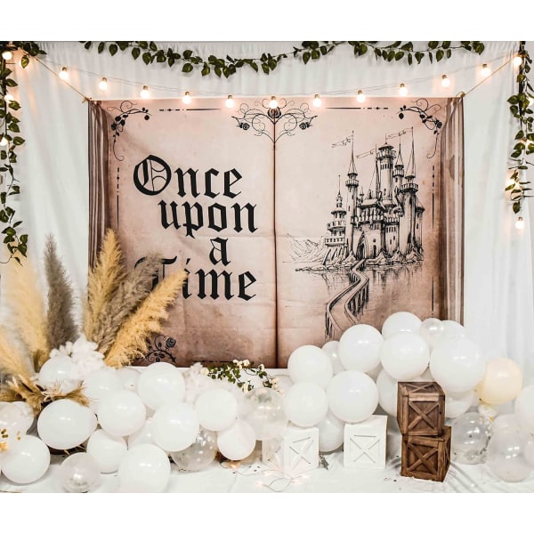 7x5ft Fairy Tale Books Backdrop Photo Background Wedding Birthday Party Decorations Banner Props