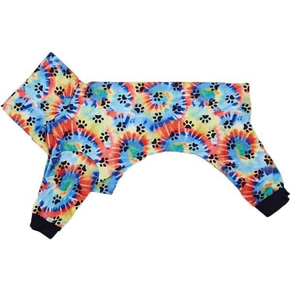 Hundpyjamas Mellanstora Hundtass Tryckta Greyhound Pyjamas Jumpsuit Bodysuit -färg Medium