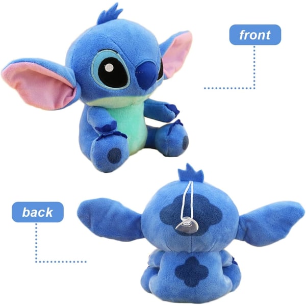 2st Lilo & Stitch Par Modeller Tecknade plyschdockor 20 cm Anime Plysch Baby Hänge Leksaker Tjej Barn Födelsedagspresent