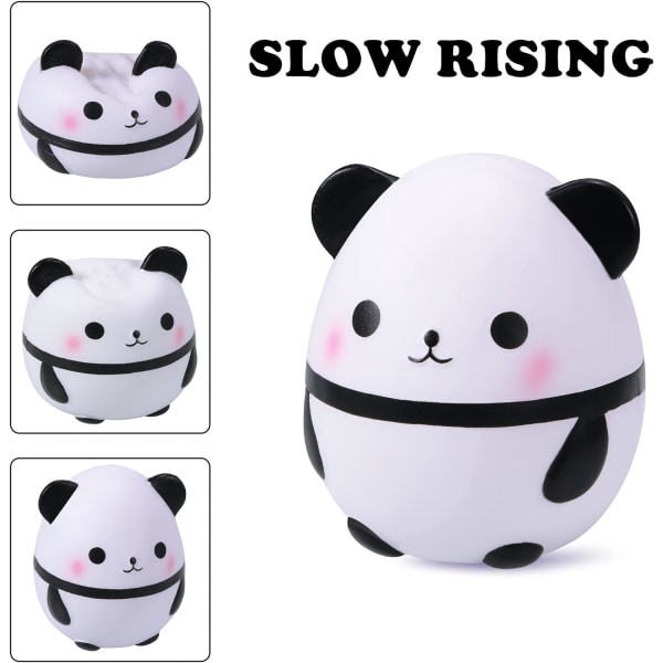 Panda Squishies Jumbo Slow Rising Squishies Dejlige Stress ReliefToys, White
