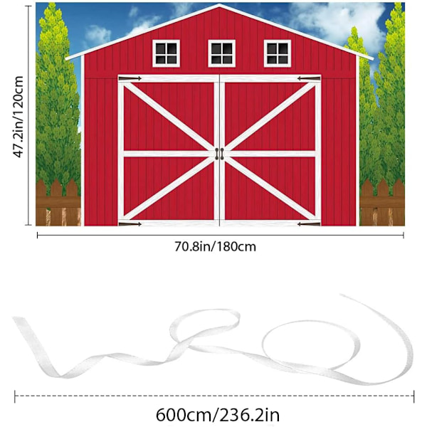 Navetan ovi -tausta, maatilan eläinten teemalla juhlien koristeet, valokuvaustausta, navetan oven rekvisiitta, juhlatarvike, teemajuhlat, syntymäpäivät, vauvakutsut, juhlakoriste