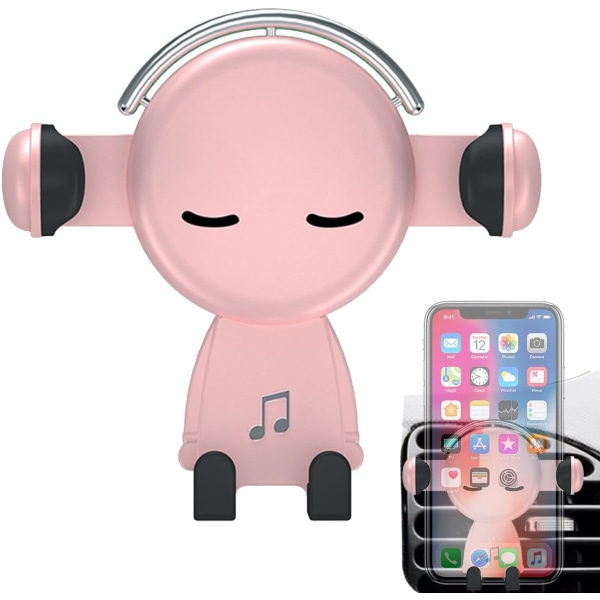 Bil Vent Telefonhållare | Justerbar Cartoon Telefonhållare för Bil - Universal Air Vent Telefonhållare, Telefonhållare