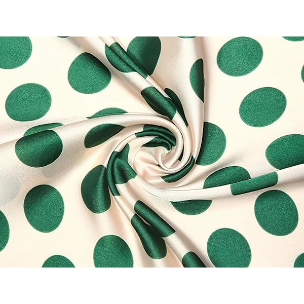 Allegra K 70cm Polka Dots Firkant Halstørklær Halstørklær Tørkle Hodebånd for Kvinner