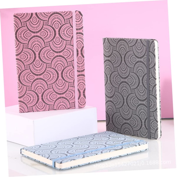 Operitacx Business Notebook Business Notebook Skrivblock Dagbok Notebook Pu Notebook Pu Block Dagbok Block Anteckningsblock Grå Journal A5