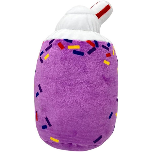 Grimace-pehmolelu - 10 tuuman Grimace Shake -pehmolelu leluja faneille - Söpö ja pehmeä täytetty hahmonukke lapsille ja aikuisille