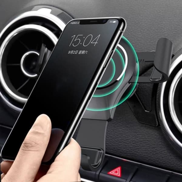 Justerbar magnetisk telefonholder, egnet til Audi A3 S3 2014-2019.