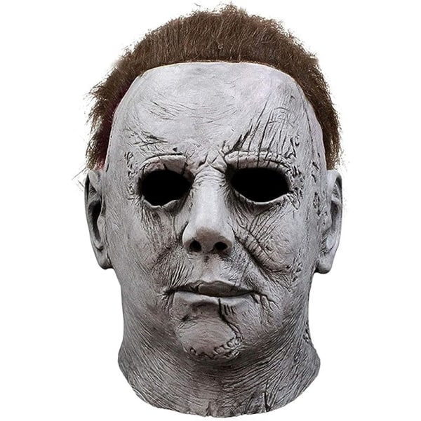 Michael Myers huvudmask maskerad klä upp för halloweenfest (michael myers mask)