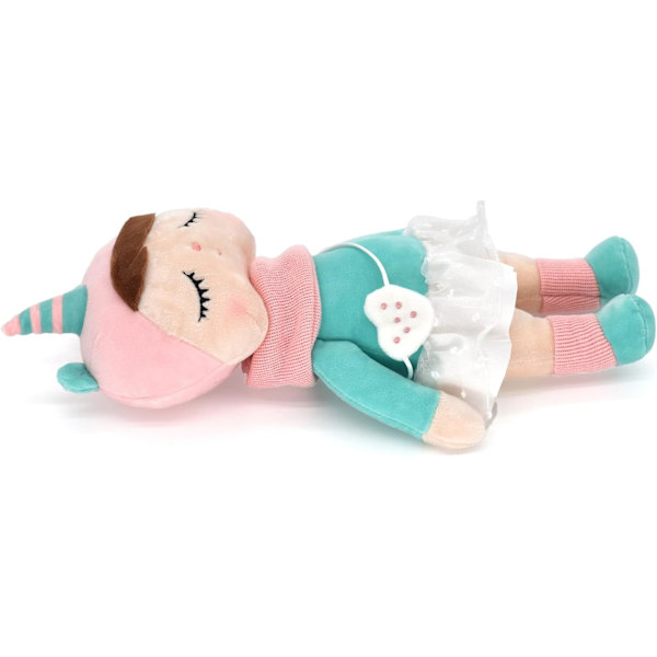 13'' Pehmeät täytetyt tyttönuket, Kawaii pehmolelut lahjat lapsille, taaperoille, syntymäpäiville, ystävänpäivälle, joulu (sininen)