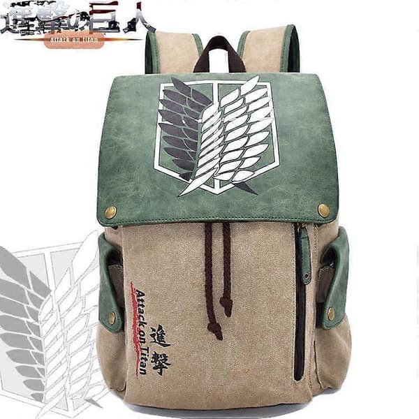 Anime ONE PIECE Canvas Backpack School Bag Backpack Boy Shoulder Bag Gift A