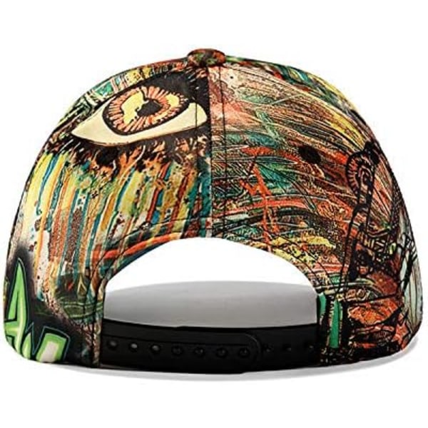 Fashion Baseball Cap til kvinder og mænd - Justerbar voksenhat til sommerløb, sport, vandreture, strand, udendørs golf - Unisex (55-61 cm)