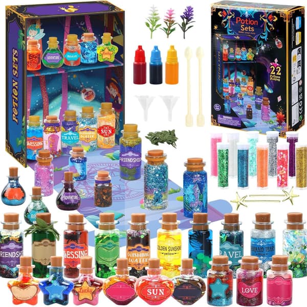 Kids Magic Potion DIY Toy Set - Creative Fun Craft & Science Mixing Experiment Kit for Kids