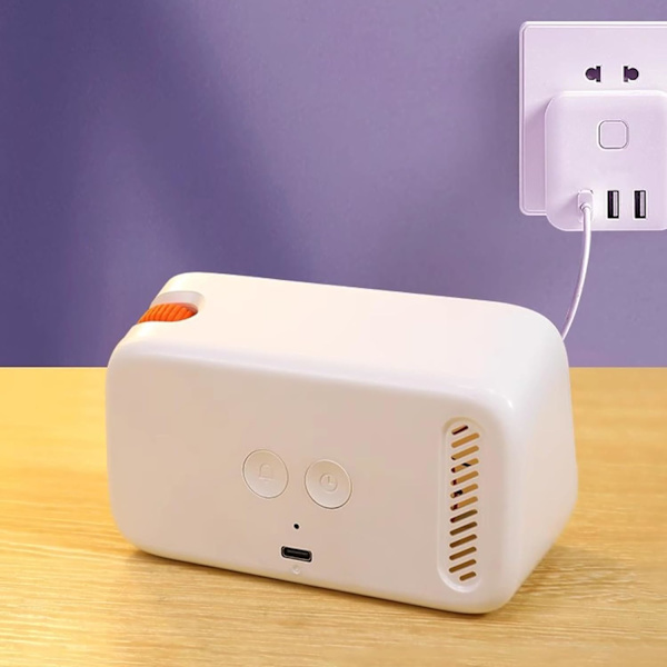 Vækkeure Høj Alarmur til Soveværelser med Nattelys, USB-oplader, Lille Sengebord Digitalt Ur med Display til Børn