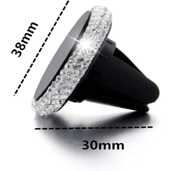 Magneettinen auton puhelinteline Timanttia imevä matkapuhelinteline Magneettinen imu 360° pyörivä teline (Väri: Väri)