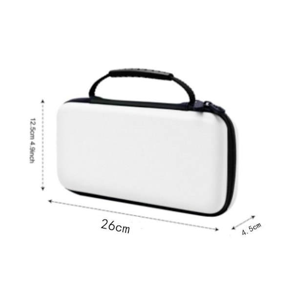 Kantolaukku Nintendo Switch OLED -mallille/Nintendo Switchille, kova kuori, kannettava matkakantolaukku 10 pelikorttipaikalla Black